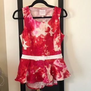 NEW Tulip Back Peplum Top, Romeo & Juliet Couture